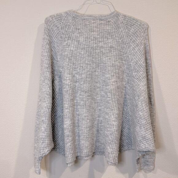 NWT Lilly Pulitzer Arienza Dolman Heathered Lunar Gray Knit Sweater Size XXS - Picture 7 of 9